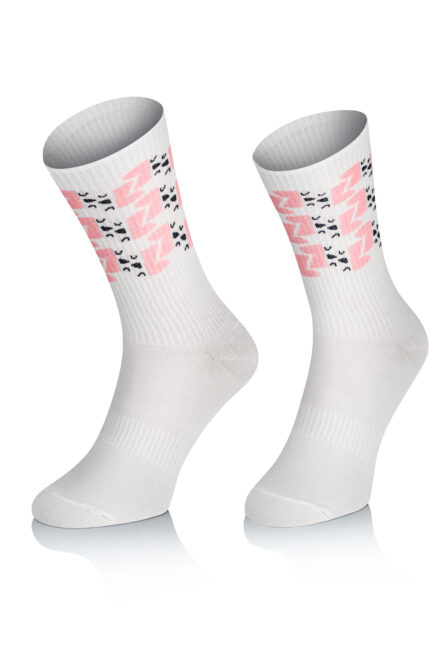 Klasyczne Skarpetki Toes and more – Pink Logo