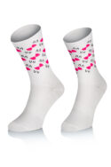 Klasyczne Skarpetki Toes and more – Pink Black Logo