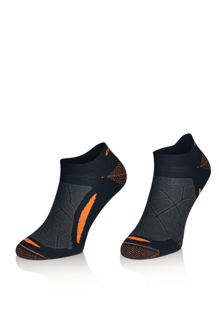 Stopki Trekkingowe  70% Merino – TREUL01 Black Orange