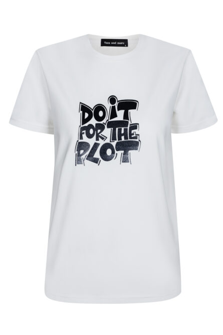 Biały T-shirt Basic- Do It...
