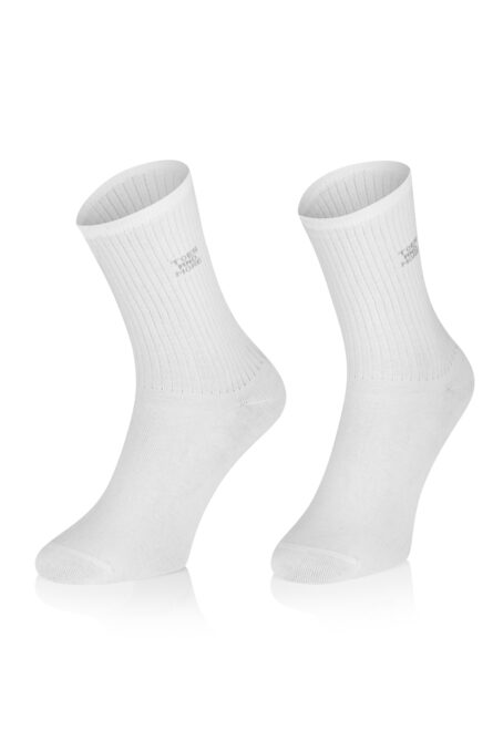 Skarpetki Super Soft  – Classic White with logo toes and more